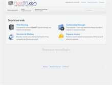 Tablet Screenshot of hostba.com